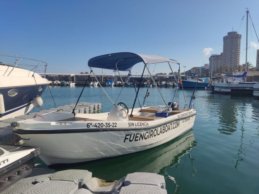 Fuengirola No License Boat From 2 to 4 Hours - Highlights of the Experience