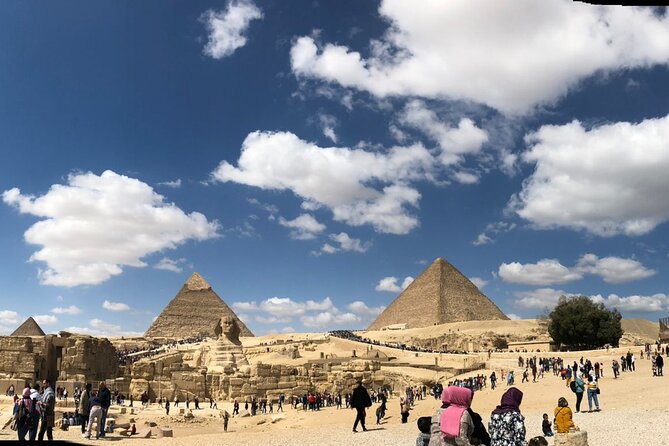 Full Day Tour to Giza Pyramids, Sphinx, Egyptian Museum, Khan El-Khalili Bazaar - Transportation and Pickup