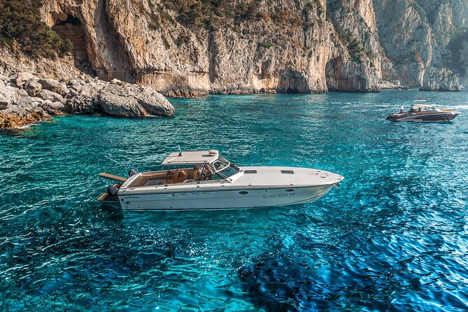 Half Day Around Capri by Itama 38 Speedboat - Meeting and End Points