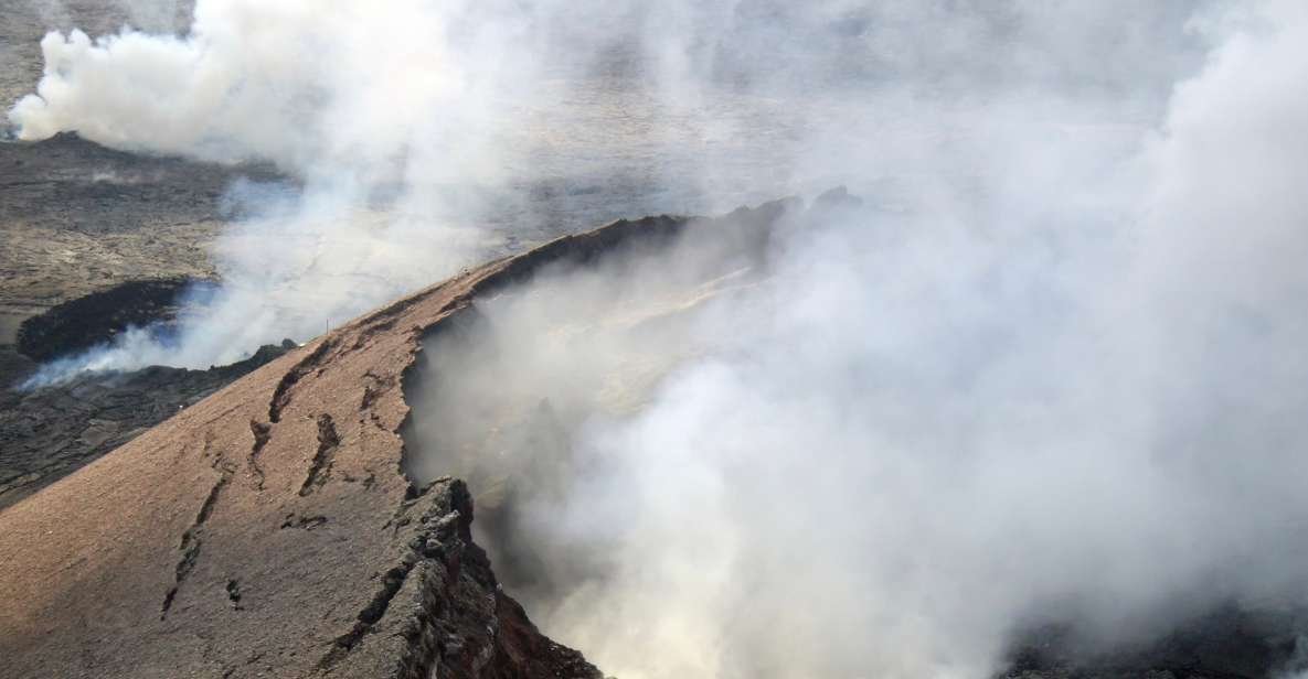 Hilo: Hawaii Volcanoes National Park and Waterfalls Flight - Majestic Volcanic Cones Soaring