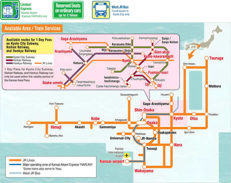 JR West Kansai Area Pass Review - Redemption Process Explained