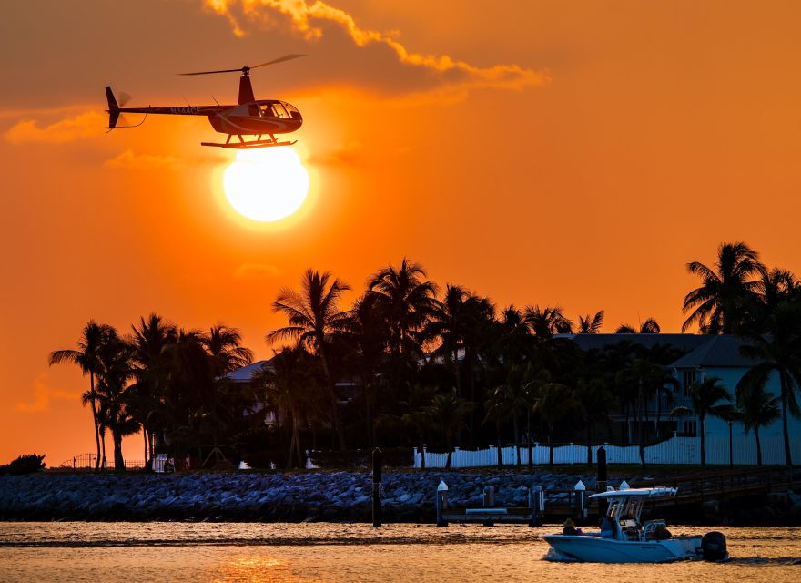 Key West: Helicopter Sunset Celebration - Inclusions and Specifications