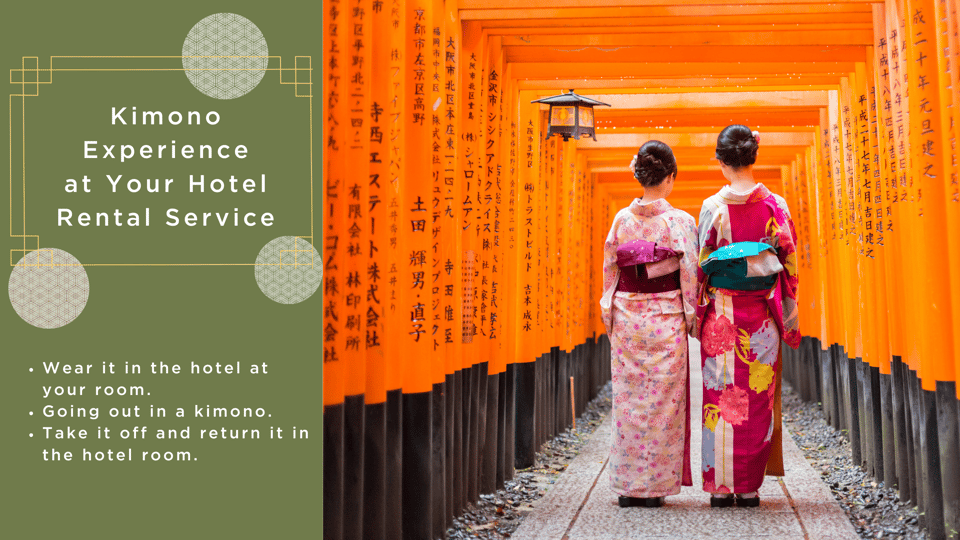 Kimono Experience at Your Hotel - Rental Service - Cultural Immersion Opportunities