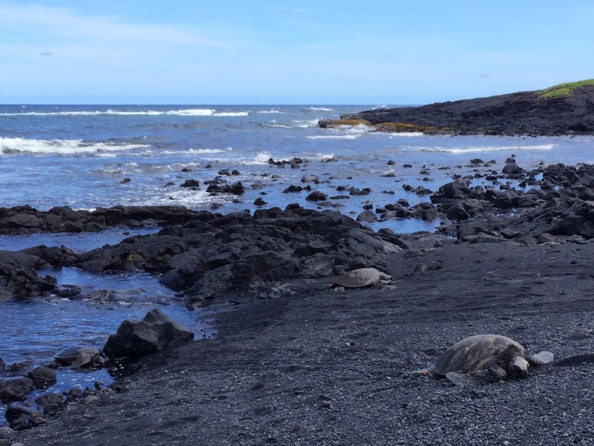 Kona: Hawaii Volcanoes National Park Tour - Punaluu Black Sand Beach