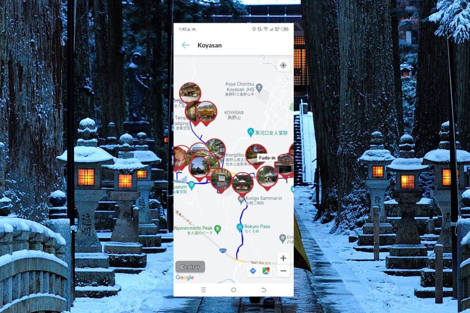 Koyasan Self-Guided Route App With Multi-Language Audioguide - Kongobuji Temple and Mausoleum