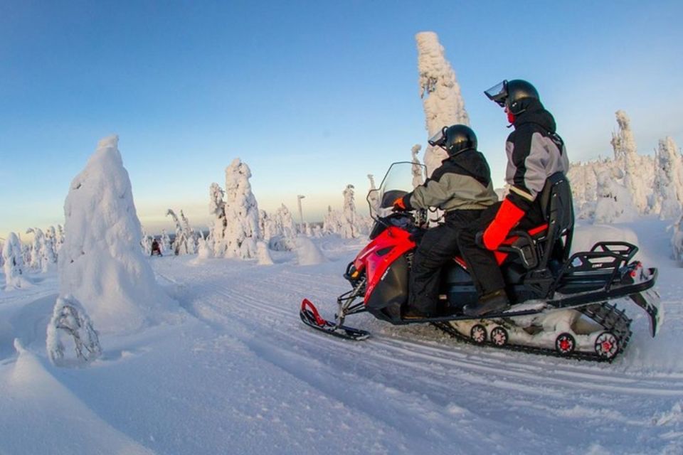 Levi: Ice Fishing by Snowmobile - Ice Fishing on the Frozen Lake