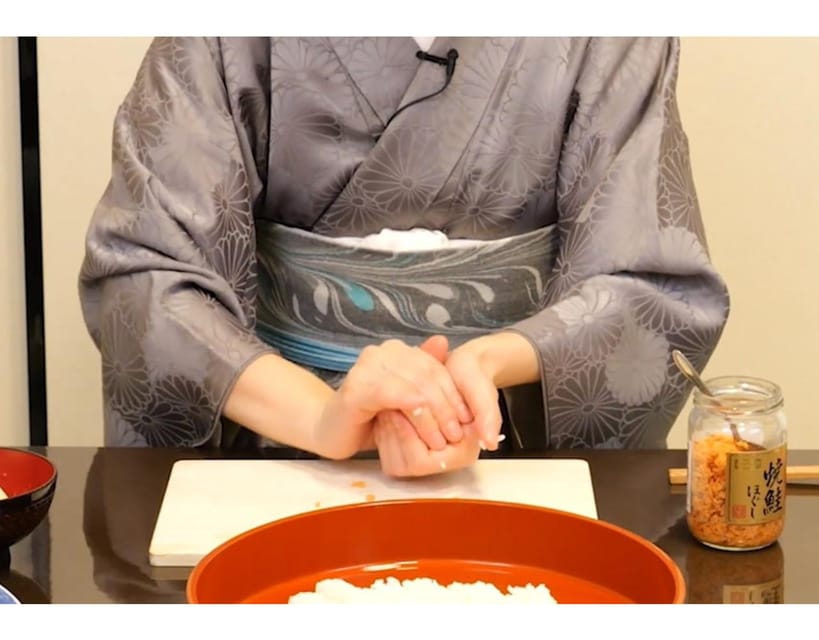 Making Onigiri (Rice Ball) at Tokyo'S Koboji Temple - Guidance and Language