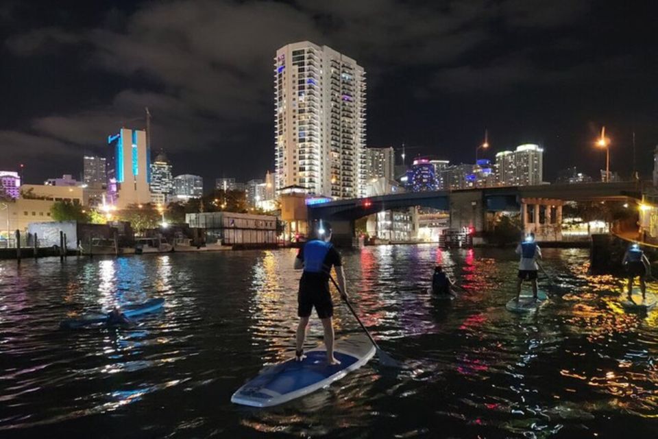 Miami: City Lights SUP or Kayak Night Tour - Equipment and Safety