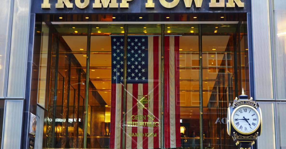 NYC: Private Walking Tour of Donald Trump Buildings - Visiting Trump Tower Lobby