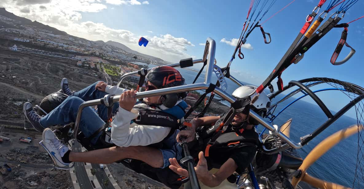 Paratrike Flying: (Motorised) as a COUPLE in TENERIFE - Activity Duration and Languages