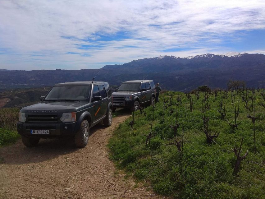 Private Exclusive Manousakis Winery and Vineyard Tour - Pickup and Scenic Drive