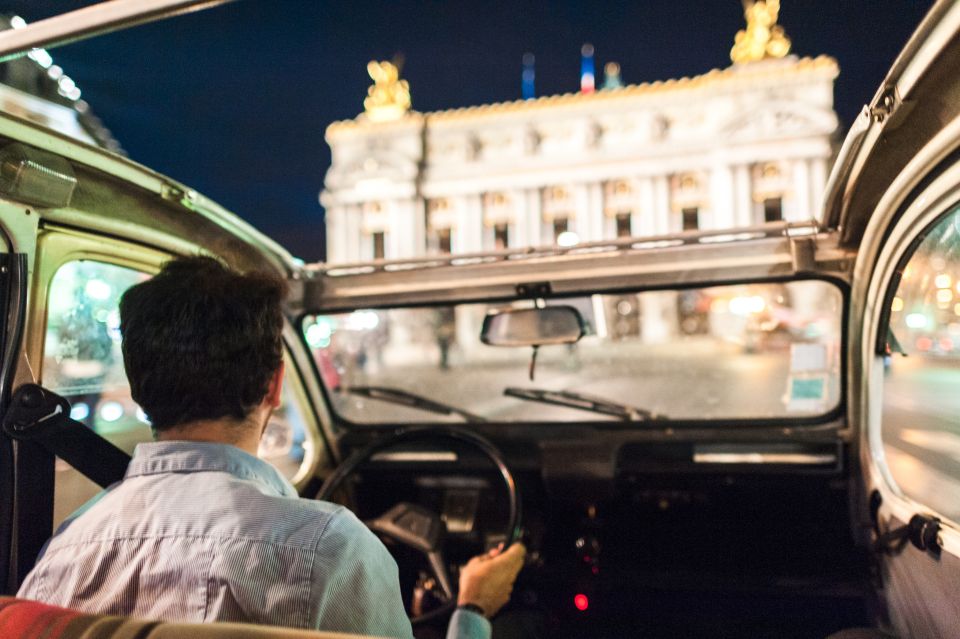 Private Tour of Paris by Night With Champagne - Tour Route