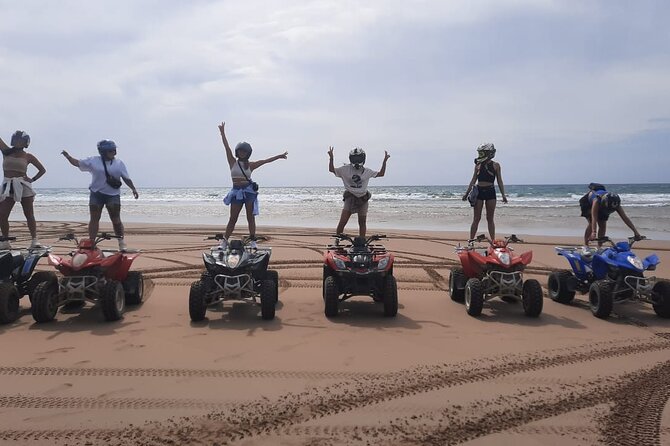 Quad Bike and Sandboarding on Sand Dunes Wild Beach - Guided Quad Biking