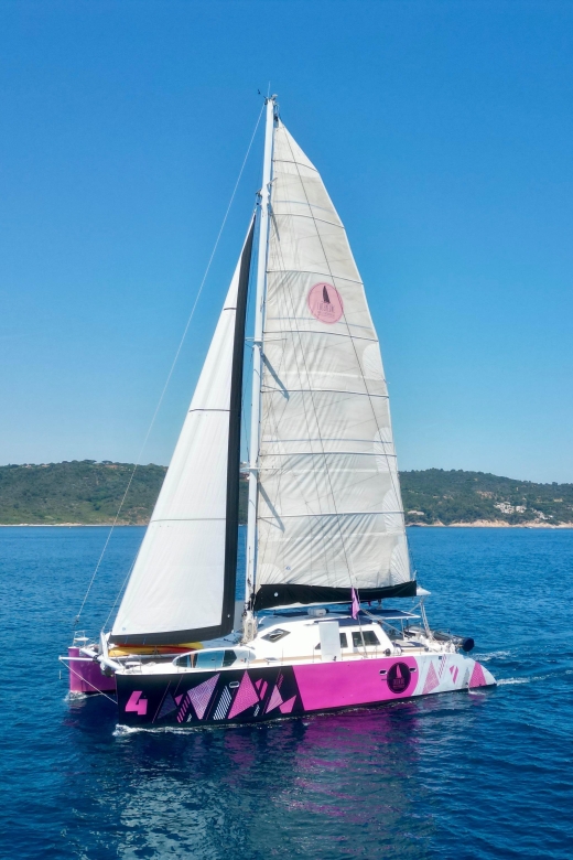 Saint Tropez: Half-Day Coastline Catamaran Sailing Tour - Swimming and Water Activities