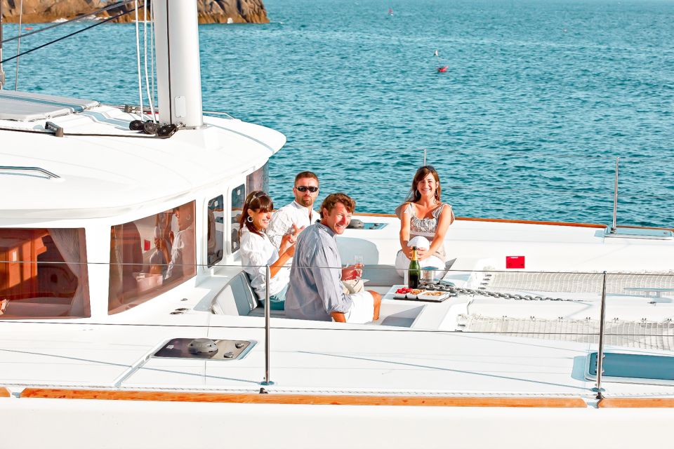 Santorini: Catamaran Tour With BBQ Meal and Unlimited Drinks - Pricing and Availability