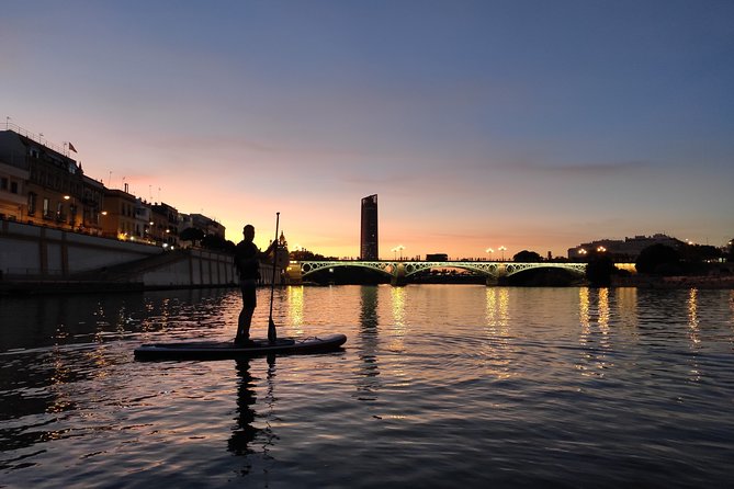 Seville: Sunset in Paddle Surf - Professional SUP Equipment Included