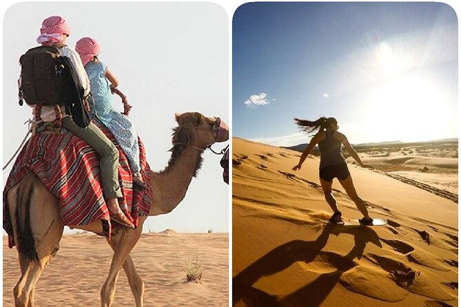 Sharing or Private Safari, Sand Boarding, Camel Ride, Inland Sea Quick Swim - Pickup Details