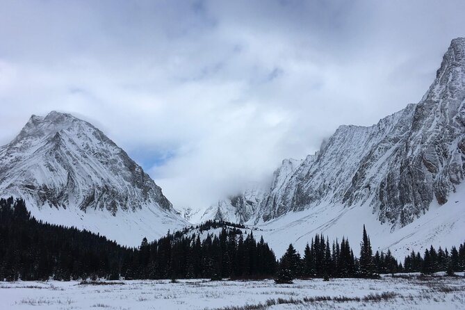 Snowshoe in Kananaskis Country - Views of Towering Cliffs