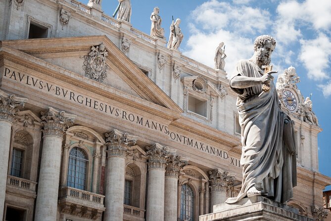 St. Peters Basilica Dome, Basilica & Underground Grottoes Tour - Michelangelos Masterpieces in the Basilica