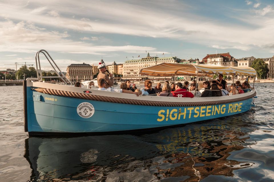 Stockholm: City Sightseeing Open Electric Boat Tour - Highlights