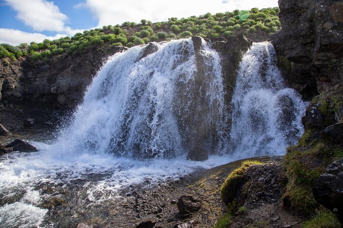 Unique West Iceland and Krauma SPA Tour by Minibus - Hraunfossar Waterfalls