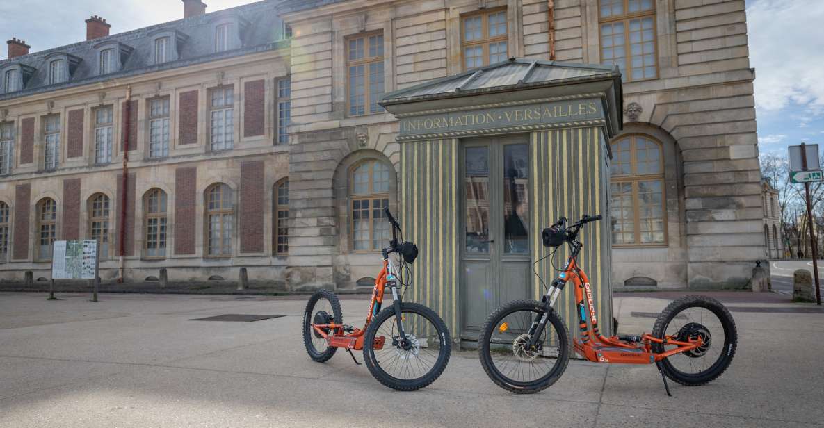 Versailles: Electric Scooter Rental - Photographing Artistic Treasures