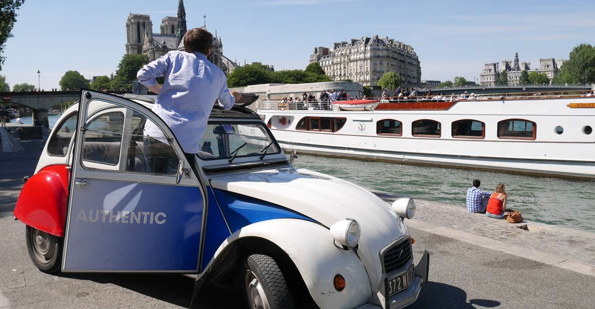 Vintage 2CV Tour + Cruise - Convertible Roof Experience