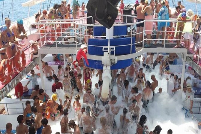 Alanya: Luxury Pirate Boat Tour With Foam Party - Highlights: Foam Party and Swimming