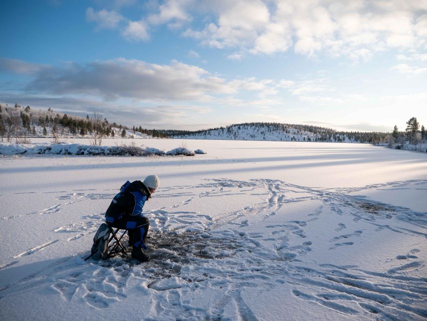 Arctic Fishing & Open Fire Cooking - Cooking Over an Open Fire