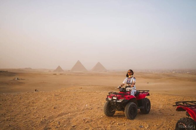 ATV Quad Bike Ride At GIZA Pyramids & BBQ Dinner. - Transportation and Guide