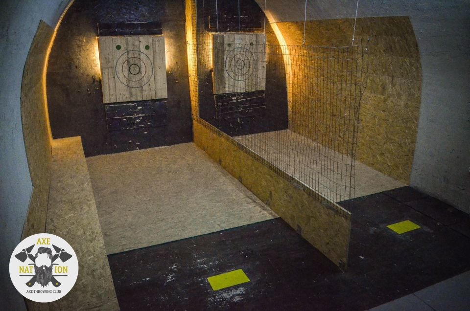 Axe Throwing Kraków in Axe Nation - the 1st Club in Europe - Amenities and Inclusions