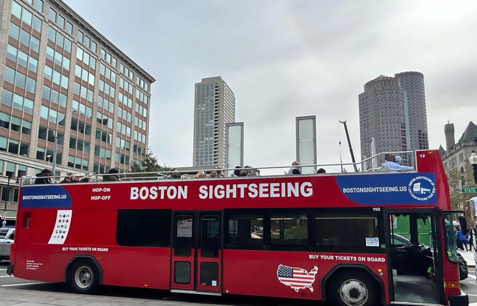 Boston: Hop-On Hop-Off Boston Sightseeing Tour With 24 Stops - Amenities and Additional Information