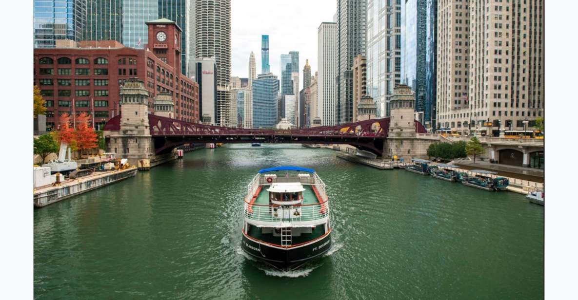 Chicago: Architecture Boat Tour With Drinks - Included Amenities