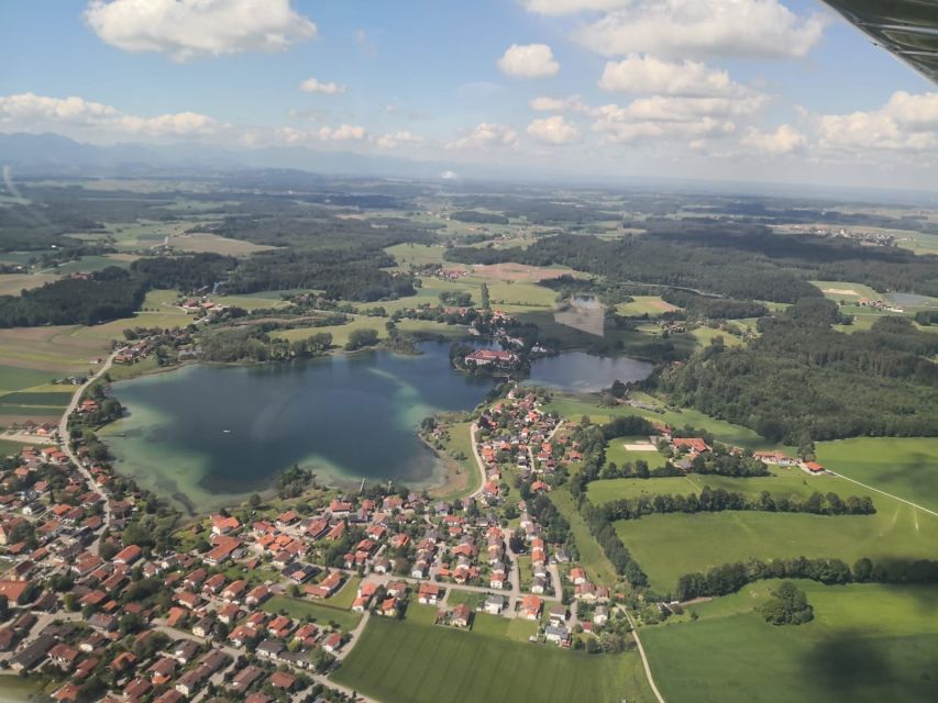 Chiemsee: Bavaria, Seon Monastery Private Scenic Tour - Views From the Aircraft