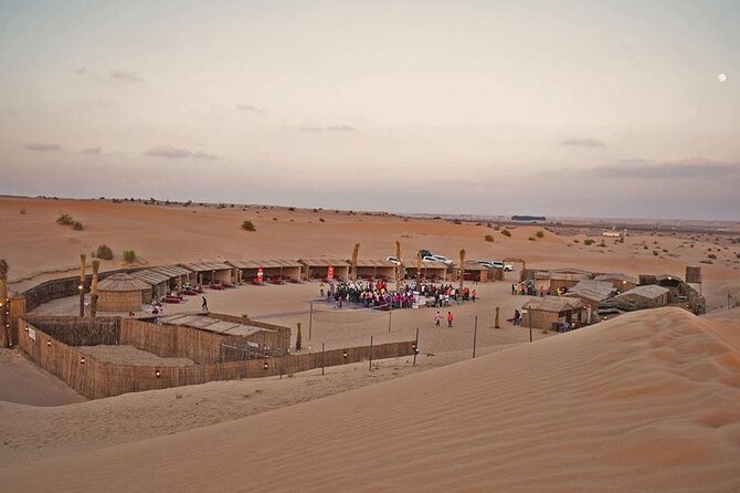 Dubai Evening Desert Safari & BBQ Dinner-Centralized Pickup - Camel Ride Experience