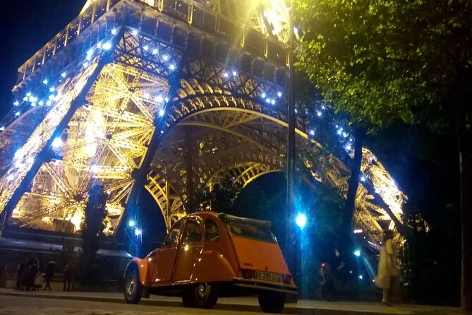 Experience the Magic of Paris By Night: A 2-Hour Iconic 2CV Tour - Alcoholic Beverages Included