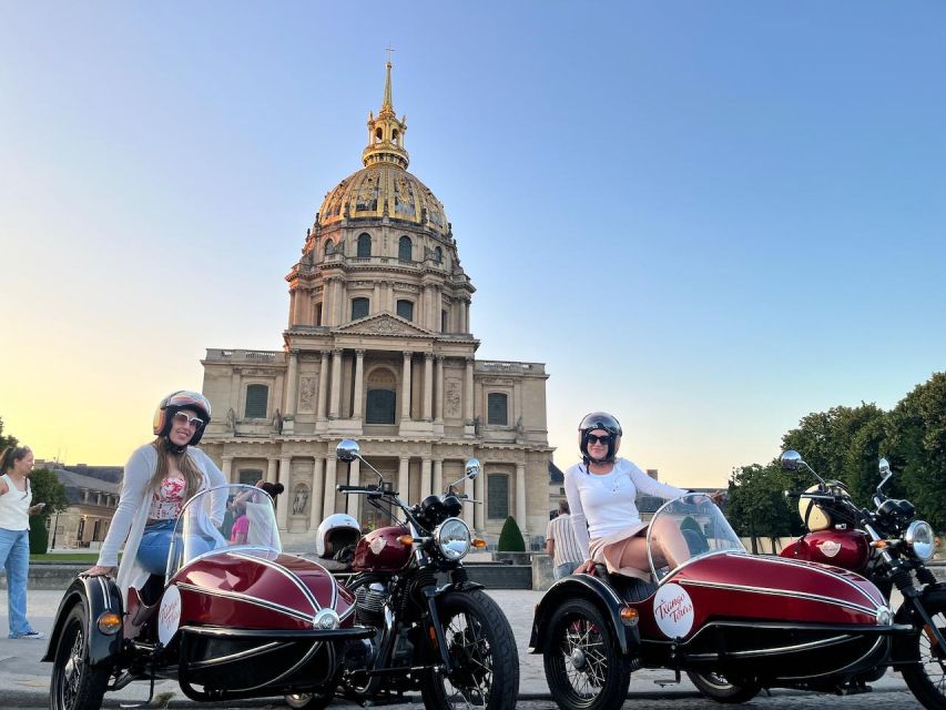 Explore Paris in Style: Custom Sidecar Tours - Modern Sidecar Comfort and Safety