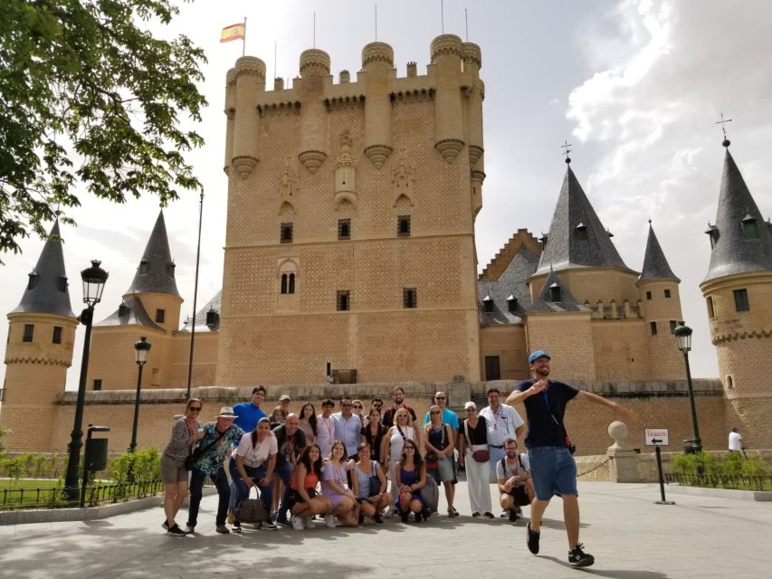 From Madrid: Full Day Tour to Avila and Segovia With Alcazar - Transportation and Meeting Point