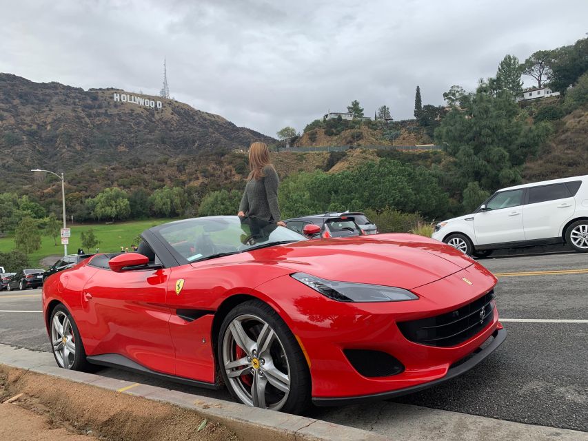 Hollywood Sign 50 Min Ferrari Driving Tour - Booking Options