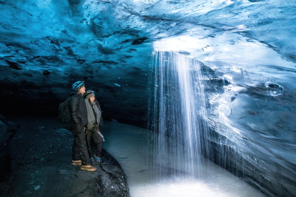 Iceland: Glacier Hike + Ice Cave Professional Photoshoot - Donning Crampons for Ice Caves