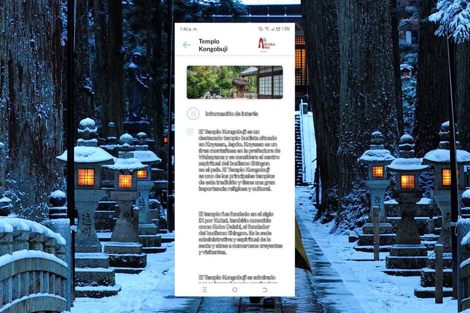 Koyasan Self-Guided Route App With Multi-Language Audioguide - Explore Sacred Temples