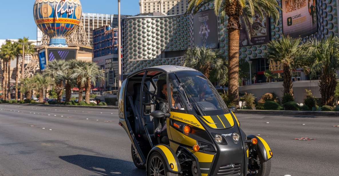 Las Vegas: Talking GoCar 1 Hour Las Vegas Strip Tour - Important Information