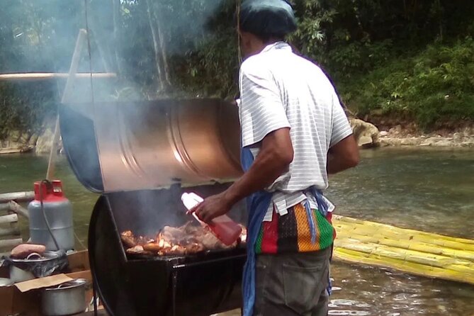 Lethe Bamboo Rafting on the Great River & Jerkie Pon the River - Sugarcane and Coconut