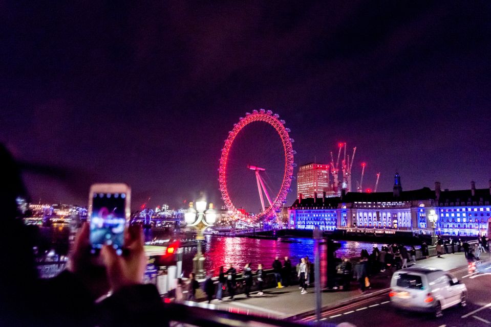 London: Nighttime Open-Top Bus Sightseeing Tour - Inclusions and Exclusions