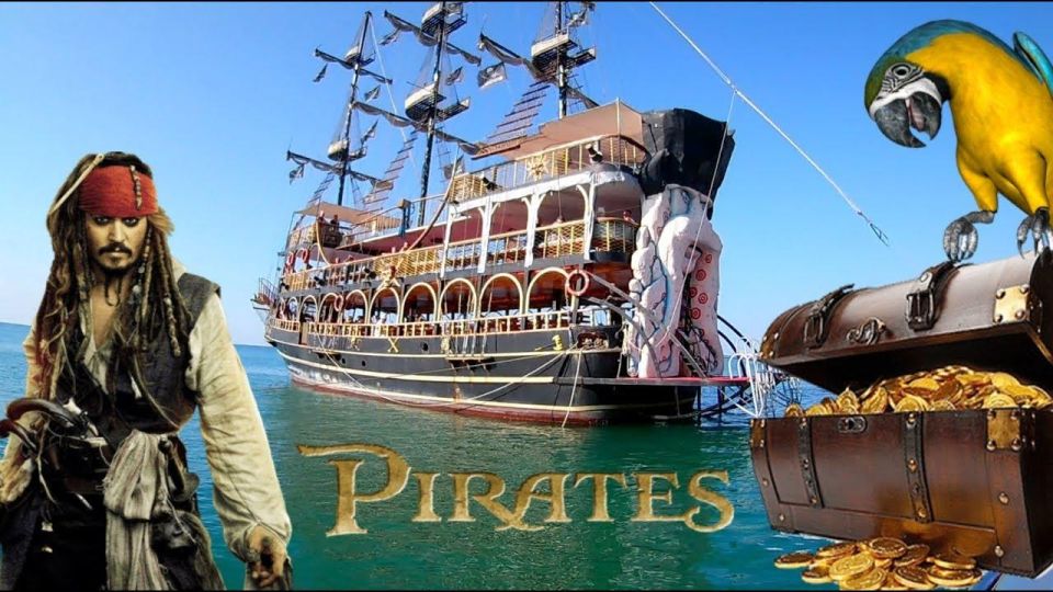 Marmaris Pirate Boat W/ Lunch, Unlimited Drinks & Foam Party - Village Stops