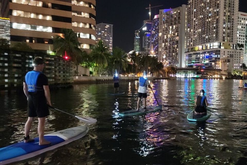 Miami: City Lights SUP or Kayak Night Tour - Customer Reviews