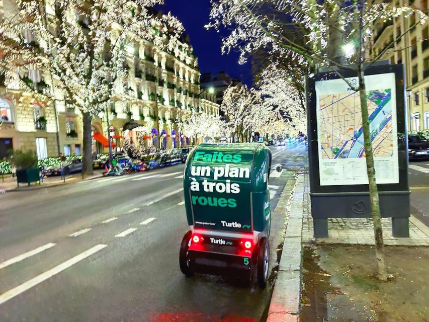 Paris: Christmas Lights Private Tour in a Modern Rickshaw - Booking and Cancellation