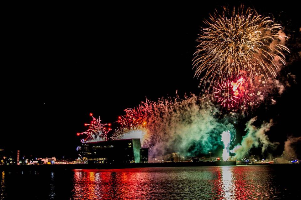 Reykjavik: New Years Eve Fireworks Cruise - Sailing Through Faxaflói Bay