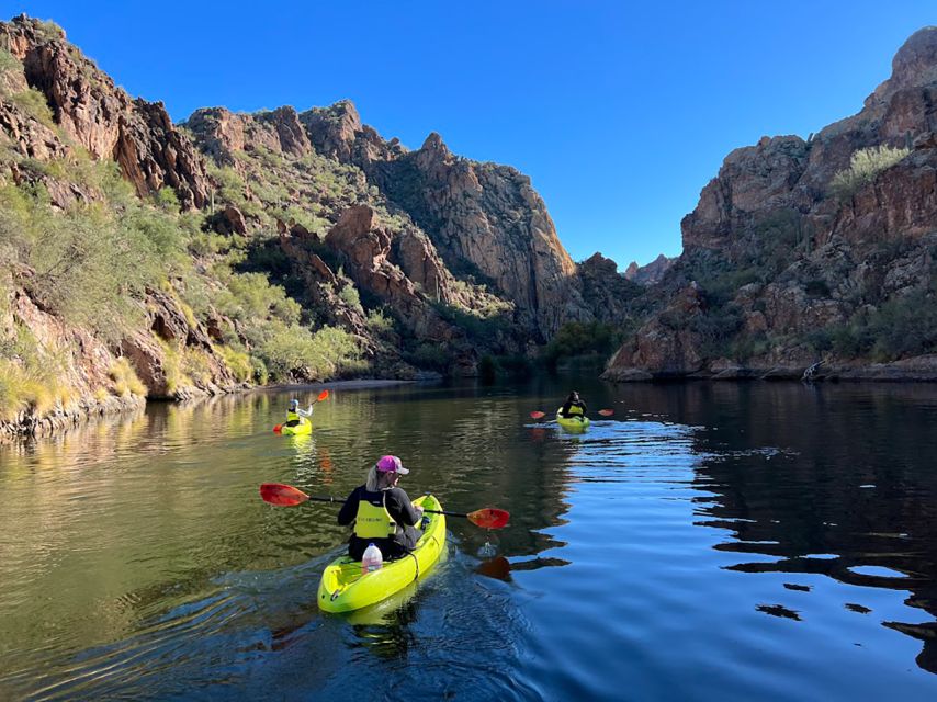 Saguaro Lake: Guided Kayaking Tour - Equipment and Safety Precautions