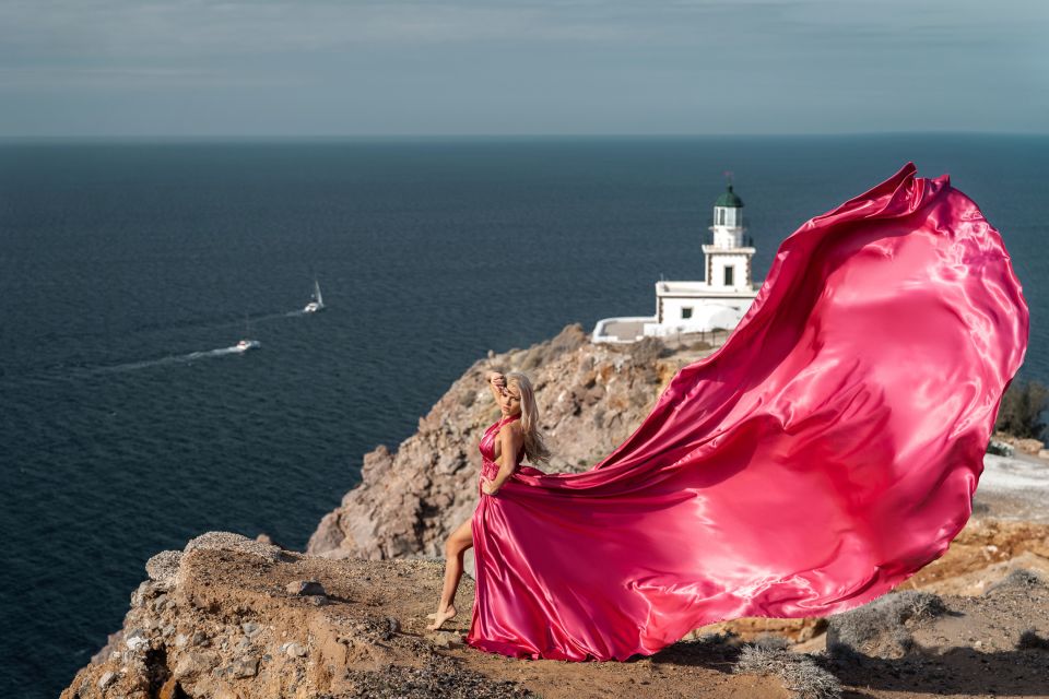 Santorini: Flying Dress © Photoshoot Express Package - Dress Options and Sizing